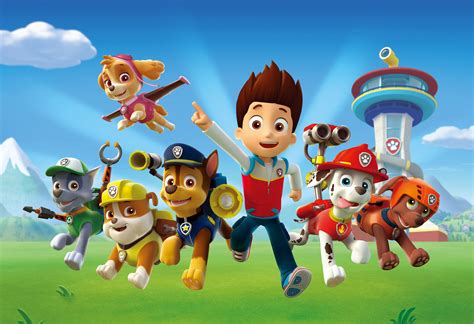 caricaturas de paw patrol